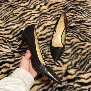 black Coach kitten heels - 2.5 inch